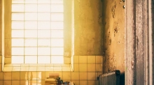 moldy bathroom wall